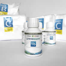 Cargar imagen en el visor de la galería, Core7 Flex Reef Supplements Set 4x4L - Salts and 1b Infusion 100ml bottle - Closeup - Front view