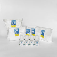 Cargar imagen en el visor de la galería, Core7 Flex Reef Supplements Set 4x4L - Salts and 1b Infusion 100ml bottles - Front view
